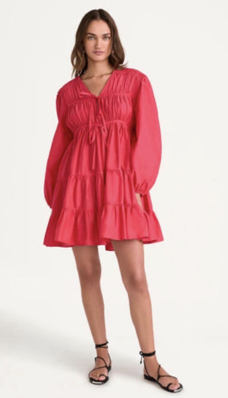 Merlette Lasse Dress vibrant red (Zinnia) Size:M